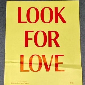 Green Day Billie Joe Look For Love Original Yellow Sheet Music Very Rare